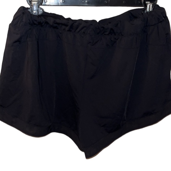 AVIA Women's Black Pull On Loose Fitting Active Athletic Shorts Plus Size 2X - Picture 5 of 7